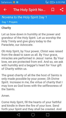 Catholic Novena Prayers android App screenshot 1