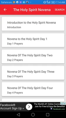 Catholic Novena Prayers android App screenshot 3