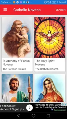 Catholic Novena Prayers android App screenshot 4